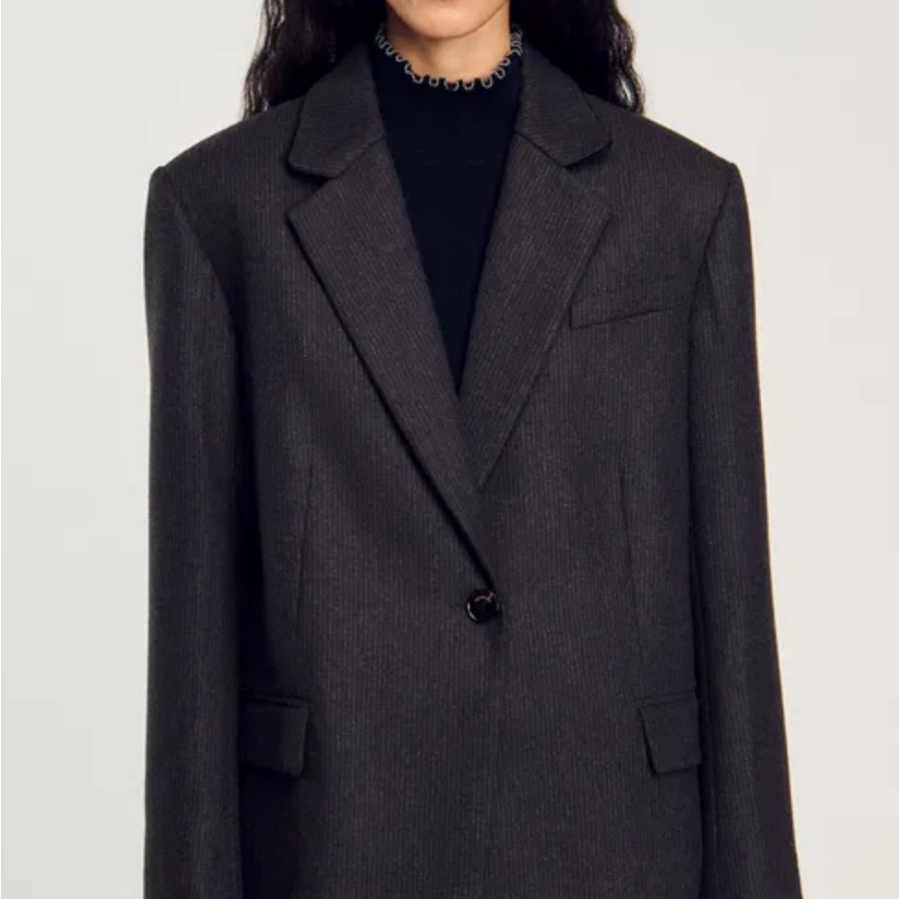 Elegant Charcoal Blazer for Women